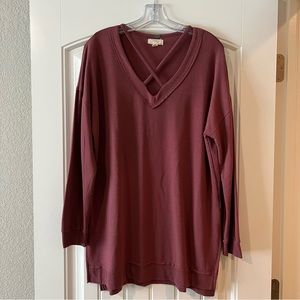 Mauve Long-Sleeve Tunic